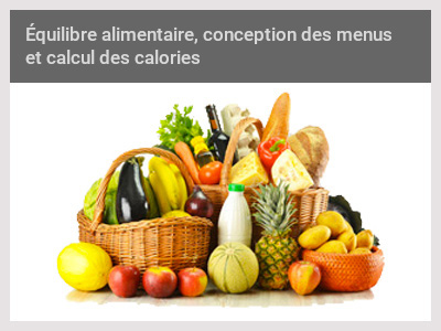 Formation restauration pour l'équilibre alimentaire et la conception de menus équilibrés